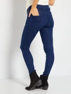 Pantalón De Punto Elástico - AZUL -TrendyModa Ventas pantalon de punto elastico azul zk975 1 frb3