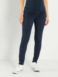 Pantalón De Sarga Premamá - SAVIA AZUL 9 Pantalón De Sarga Premamá - SAVIA AZUL -TrendyModa Ventas pantalon de sarga premama savia azul zm242 6 frb2