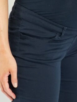 Pantalón De Sarga Premamá - SAVIA AZUL 12 Pantalón De Sarga Premamá - SAVIA AZUL -TrendyModa Ventas pantalon de sarga premama savia azul zm242 6 frb5