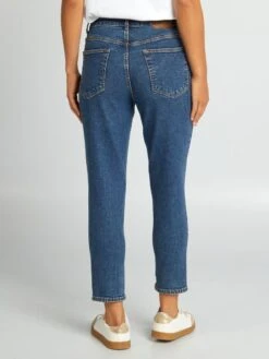 Pantalón Mom Con Talle Muy Alto - L28 - AZUL -TrendyModa Ventas pantalon mom con talle muy alto l28 azul zk667 5 frb3