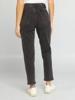 Pantalón Mom Con Talle Muy Alto - L28 - NEGRO -TrendyModa Ventas pantalon mom con talle muy alto l28 negro zk667 1 frb3