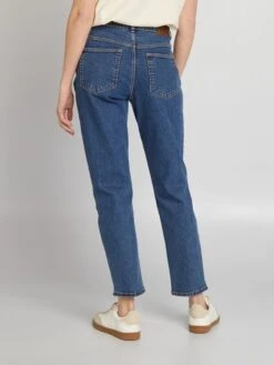 Pantalón Mom Con Talle Muy Alto - L30 - AZUL -TrendyModa Ventas pantalon mom con talle muy alto l30 azul zk669 5 frb6