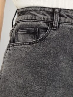 Pantalón Mom Con Talle Muy Alto - L30 - GRIS -TrendyModa Ventas pantalon mom con talle muy alto l30 gris zk669 3 frb6