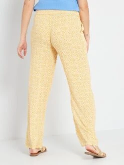 Pantalón Premamá - AMARILLO -TrendyModa Ventas pantalon premama amarillo zr744 5 frb3