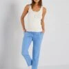 Pantalón Premamá - AZUL -TrendyModa Ventas pantalon premama azul zr753 3 frb1