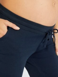 Pantalón Premamá De Felpa - Azul -TrendyModa Ventas pantalon premama de felpa azul zk764 1 frb4