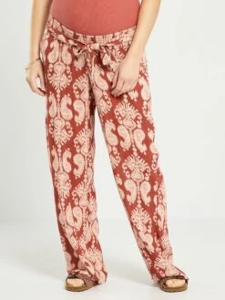 Pantalón Premamá - MARRON -TrendyModa Ventas pantalon premama marron zr744 6 frb2