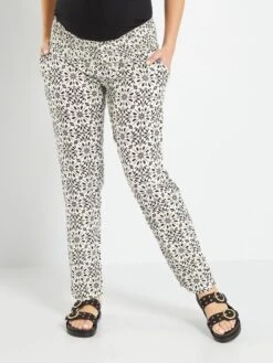 Pantalón Premamá Vaporoso Y Ligero - BEIGE