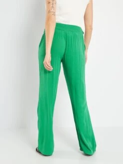 Pantalón Premamá - Verde -TrendyModa Ventas pantalon premama verde zr744 4 frb3