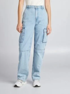 Pantalón Vaquero De Tiro Bajo - Azul -TrendyModa Ventas pantalon vaquero de tiro bajo azul aog78 2 frb4