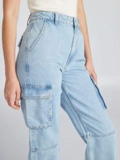 Pantalón Vaquero De Tiro Bajo - Azul -TrendyModa Ventas pantalon vaquero de tiro bajo azul aog78 2 frb5