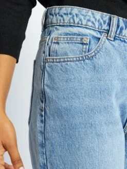 Pantalón Vaquero Recto - BEBE AZUL_ -TrendyModa Ventas pantalon vaquero recto bebe azul aof75 1 frb5