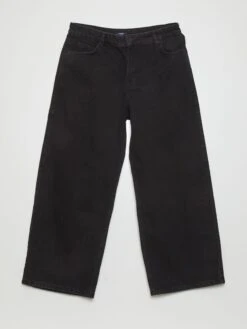 Pantalón Vaquero Recto - NEGRO