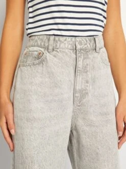 Pantalón Vaquero Wide Leg - ÁCIDO GRIS -TrendyModa Ventas pantalon vaquero wide leg acido gris aof72 1 frb4