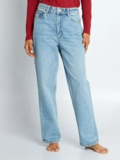 Pantalón Vaquero Wide Leg - BEBE AZUL_ -TrendyModa Ventas pantalon vaquero wide leg bebe azul aof74 1 frb5