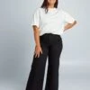 Pantalón Vaquero Wide Leg - L28 - NEGRO -TrendyModa Ventas pantalon vaquero wide leg l28 negro ahr82 1 frb1