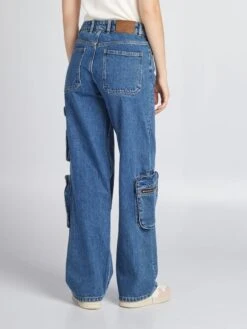 Pantalón Vaquero Wide Leg - PIEDRA1 -TrendyModa Ventas pantalon vaquero wide leg piedra1 aod40 1 frb5