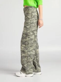 Pantalón Wide Leg - Camuflaje -TrendyModa Ventas pantalon wide leg camuflaje aod39 1 frb3