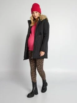 Parka Premamá 3 En 1 - Negro