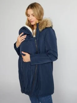 Parka Premamá 3 En 1 - SAVIA AZUL -TrendyModa Ventas parka premama 3 en 1 savia azul akv30 2 frb4