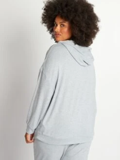 Parte Superior De Pijama De Punto Suave - Sudadera - AZUL -TrendyModa Ventas parte superior de pijama de punto suave sudadera azul are89 1 frb3