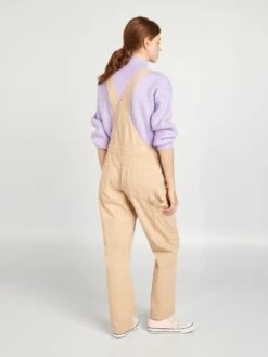 Peto Con Bolsillos Con Solapa - NOMBRE BEIGE -TrendyModa Ventas peto con bolsillos con solapa nombre beige aog91 3 frb4