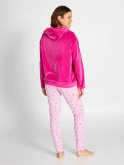 Pijama Con Sudadera Polar + Pantalón De Punto 'Stitch' - 2 piezas - ÁNGEL -TrendyModa Ventas pijama con sudadera polar pantalon de punto stitch 2piezas angel aqu87 1 frb3