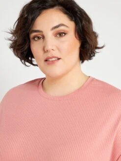 Pijama Corto De Punto De Canalé - 2 Piezas - Rosa 11 Pijama Corto De Punto De Canalé - 2 Piezas - Rosa -TrendyModa Ventas pijama corto de punto de canale 2 piezas rosa zr855 2 frb5