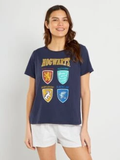 Pijama Corto 'Harry Potter' - 2 Piezas - BEIGE