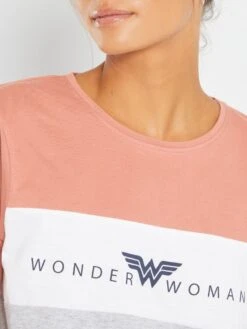 Pijama Corto 'Wonder Woman' - 2 Piezas - GRIS -TrendyModa Ventas pijama corto wonder woman 2 piezas gris zi746 1 frb4