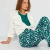 Pijama De 2 Piezas - Verde -TrendyModa Ventas pijama de 2 piezas verde zo111 1 frb1