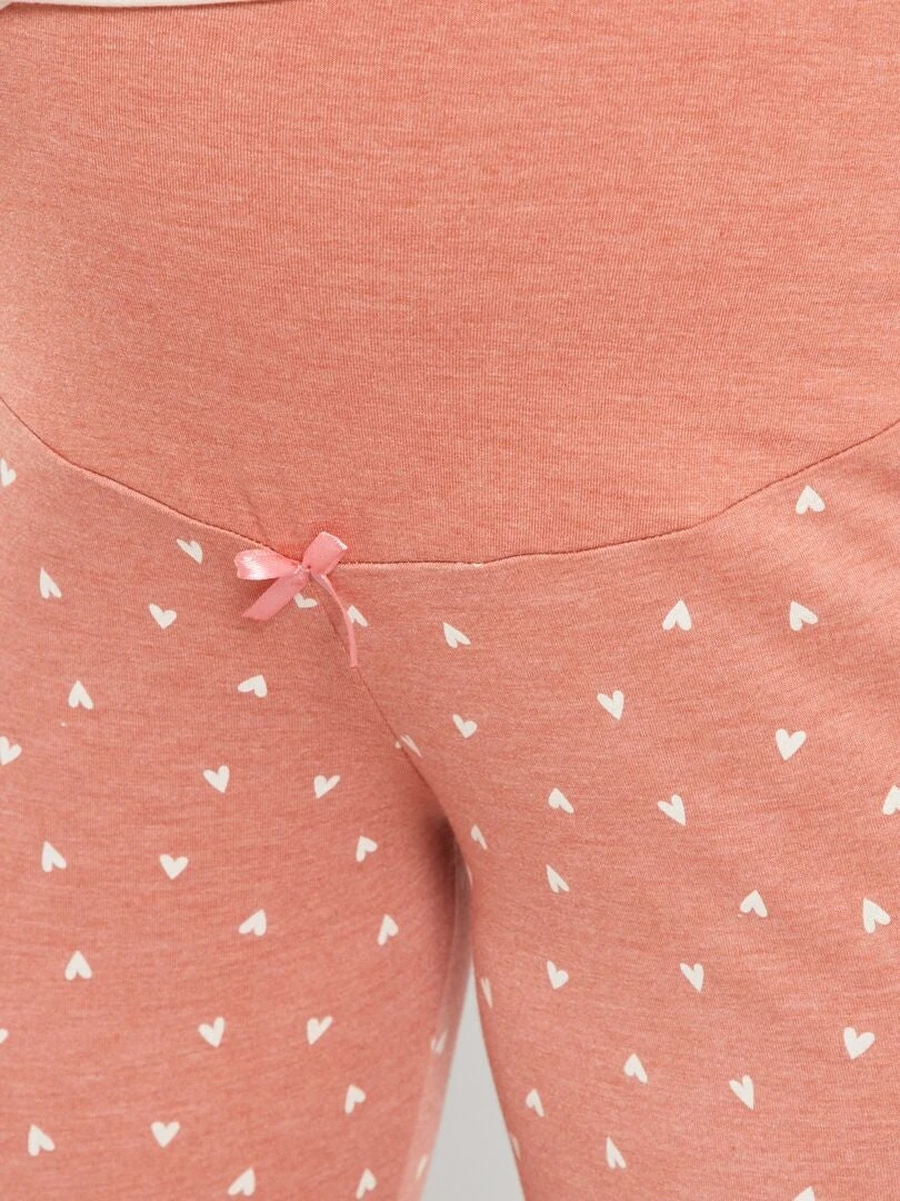 Pijama De Premamá - 2 Piezas - BEIGE 5 Pijama De Premamá - 2 Piezas - BEIGE - Imagen 3