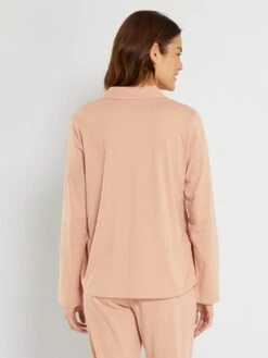 Pijama De Punto - 2 Piezas - ROSA -TrendyModa Ventas pijama de punto 2 piezas rosa zn684 4 frb4