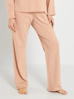 Pijama De Punto - 2 Piezas - ROSA -TrendyModa Ventas pijama de punto 2 piezas rosa zn684 4 frb5