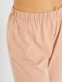 Pijama De Punto - 2 Piezas - ROSA -TrendyModa Ventas pijama de punto 2 piezas rosa zn684 4 frb6