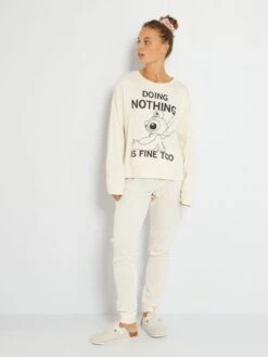 Pijama 'Disney' - BLANCO 8 Pijama 'Disney' - BLANCO -TrendyModa Ventas pijama disney blanco zg948 4 frb2