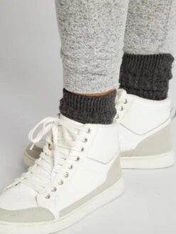 Pijama Largo De Punto Suave - 2 Piezas - GRIS -TrendyModa Ventas pijama largo de punto suave 2 piezas gris ajo90 1 frb7