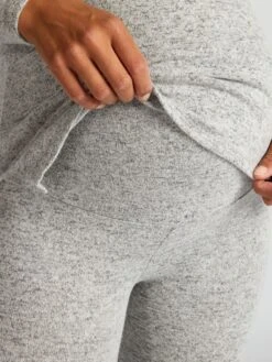 Pijama Largo De Punto Suave - 2 Piezas - GRIS -TrendyModa Ventas pijama largo de punto suave 2 piezas gris ajo90 1 frb8