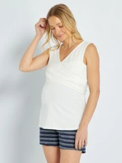 Pijama Premamá 2 Piezas - AZUL