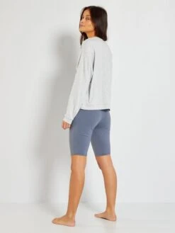 Pijama 'Stitch' 'Disney' - 2 Piezas - GRIS -TrendyModa Ventas pijama stitch disney 2 piezas gris zn689 3 frb3