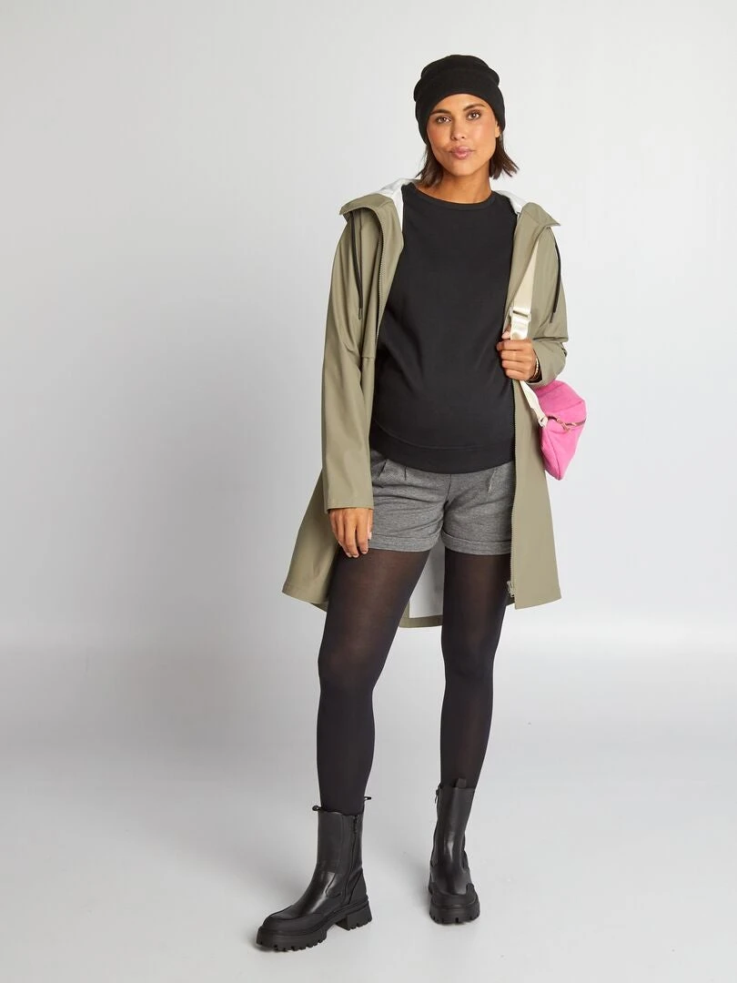 Short Premamá De Punto Milano - MUESTRA AS 4 Short Premamá De Punto Milano - MUESTRA AS - Imagen 2