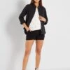 Short Vaporoso Premamá - Negro -TrendyModa Ventas short vaporoso premama negro zo556 3 frb1