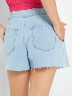 Short Vaquero Plisado - Azul -TrendyModa Ventas short vaquero plisado azul aoh71 1 frb3