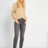 Slim Vaquero De Talle Alto - GRIS -TrendyModa Ventas slim vaquero de talle alto gris zk735 2 frb1