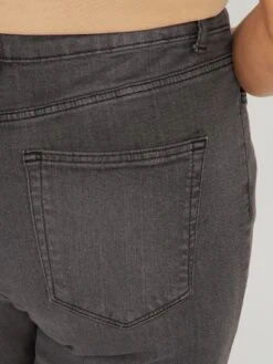 Slim Vaquero De Talle Alto - GRIS -TrendyModa Ventas slim vaquero de talle alto gris zk735 2 frb4