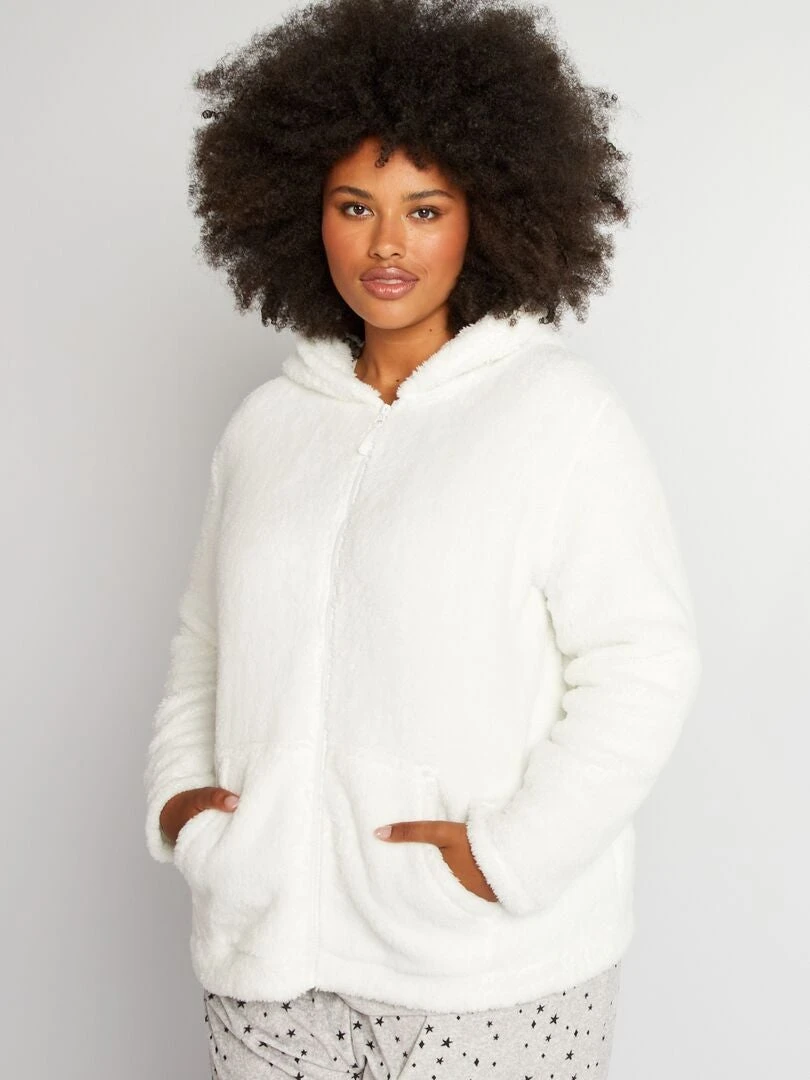 Sudadera Con Capucha - Blanco 3 Sudadera Con Capucha - Blanco