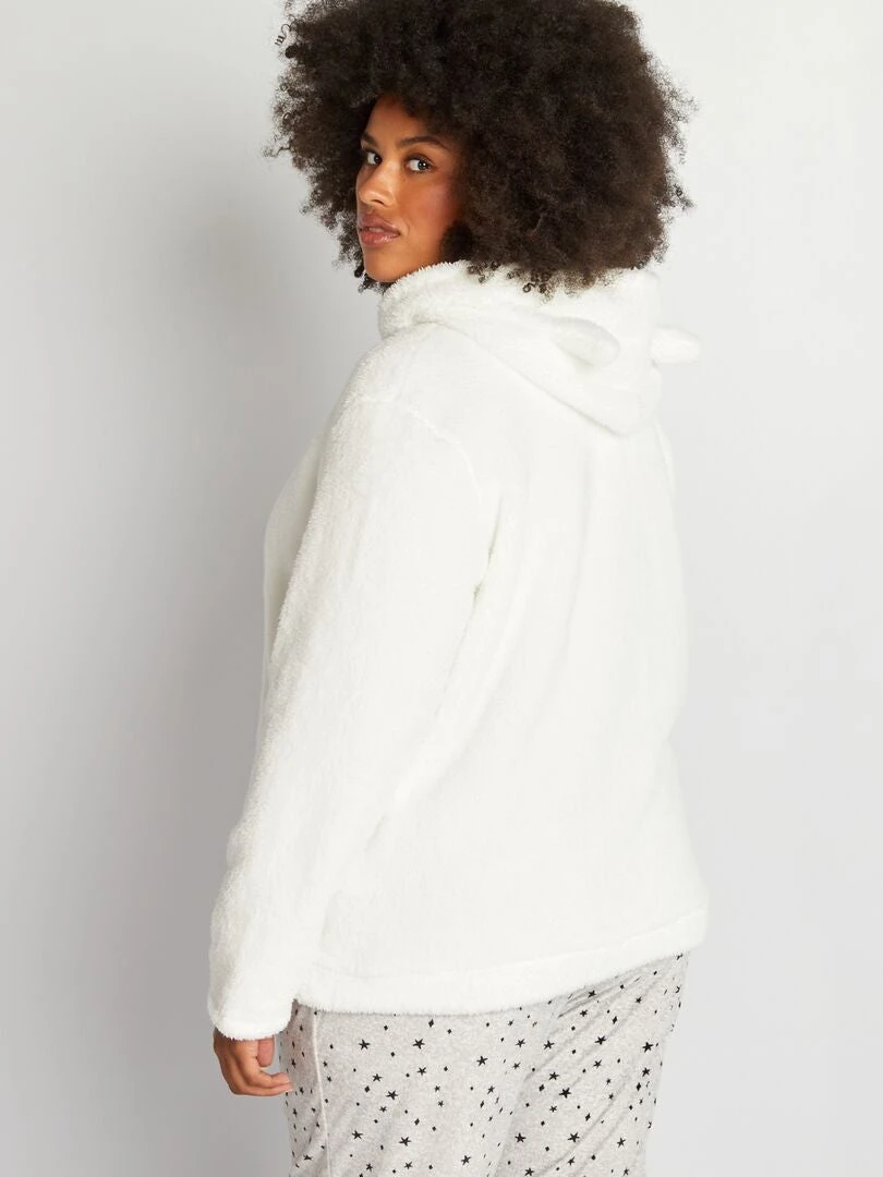 Sudadera Con Capucha - Blanco 4 Sudadera Con Capucha - Blanco - Imagen 2