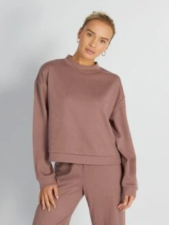 Sudadera De Canalé - CREPE MORADO -TrendyModa Ventas sudadera de canale crepe morado arb88 2 frb4