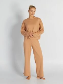 Sudadera De Canalé - MACARRÓN -TrendyModa Ventas sudadera de canale macarron arb88 1 frb2