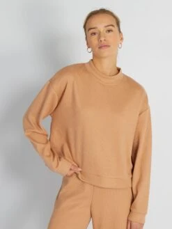 Sudadera De Canalé - MACARRÓN -TrendyModa Ventas sudadera de canale macarron arb88 1 frb4